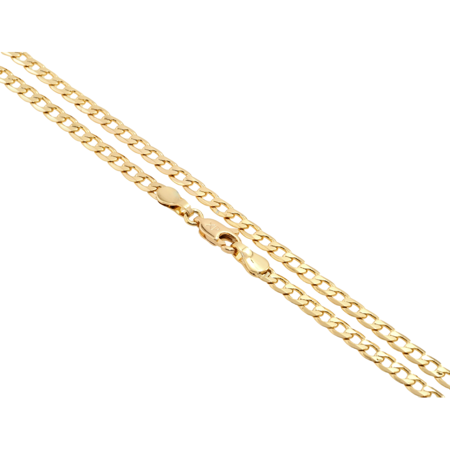 Цепочка Xuping Позолота 18K Плетение Панцирное длина 50см х 4мм фото №1