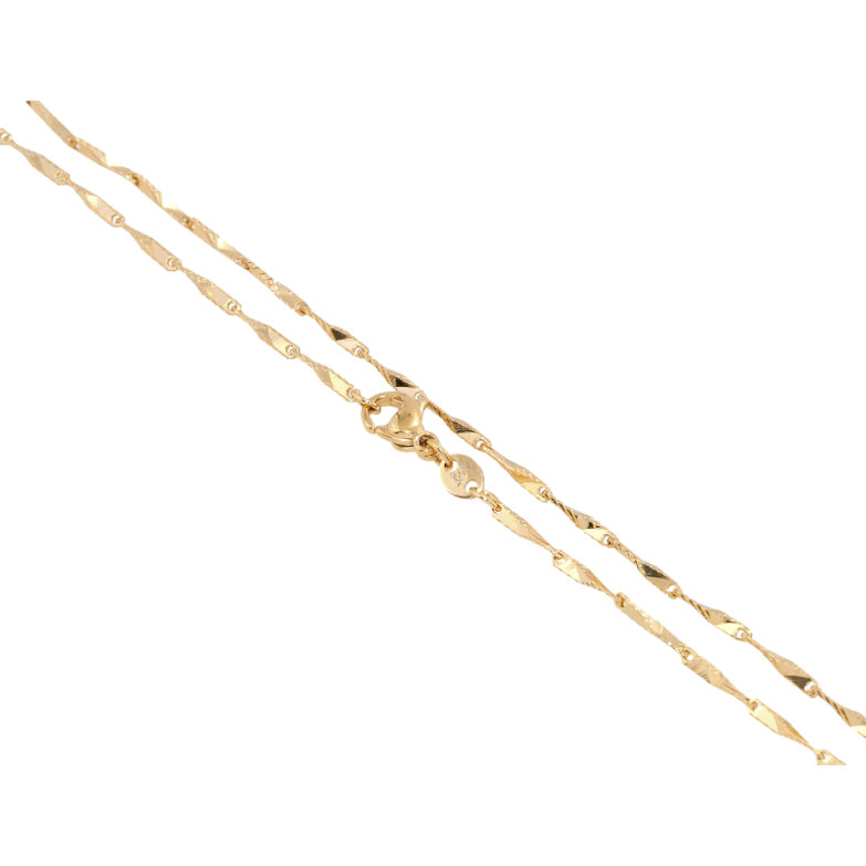 Ланцюжок Xuping Позолота 18K Плетіння Гурмета Рада довжина 46см х 2мм фото №1