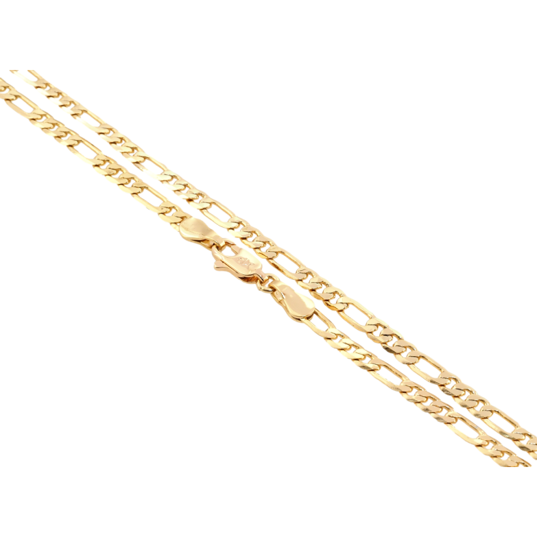 Ланцюжок Xuping Позолота 18K Плетіння Фігаро довжина 50см х 4мм фото №1