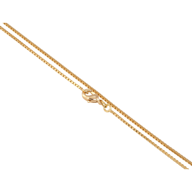 Цепочка Xuping Позолота 18K Плетение Венецианское длина 50см х 1.5мм фото №1