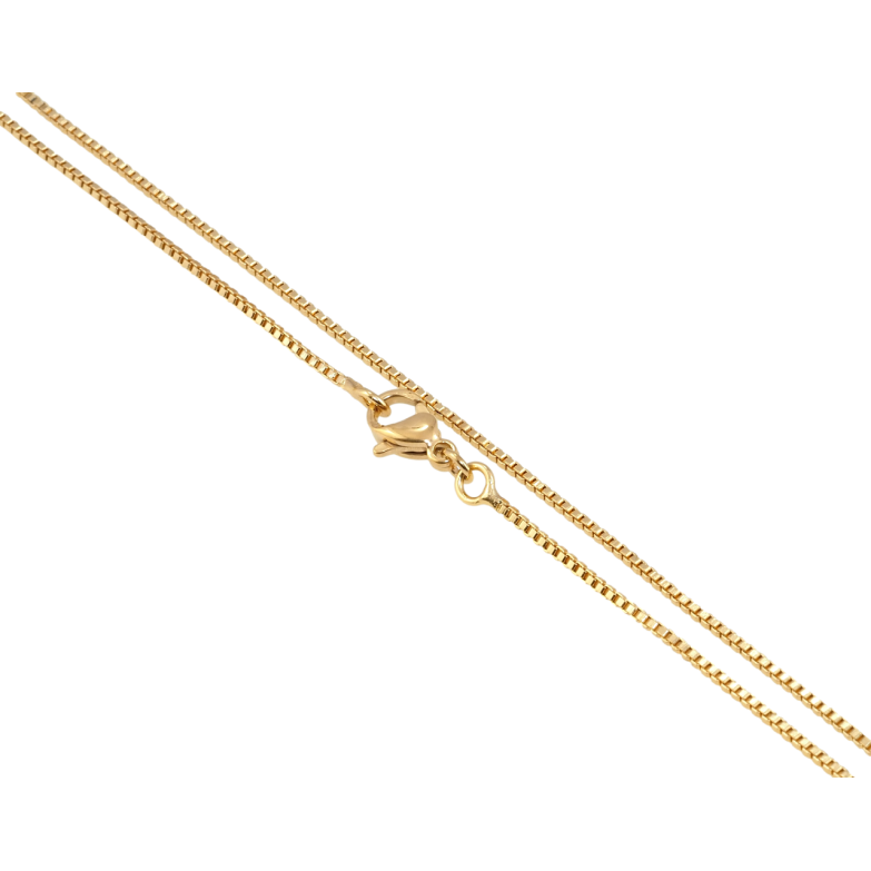 Цепочка Xuping Позолота 18K Плетение Венецианское длина 61см х 1мм фото №1