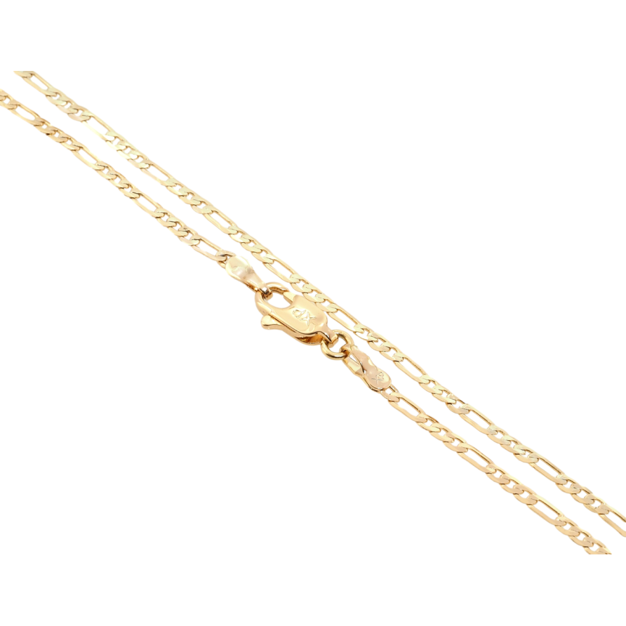 Ланцюжок Xuping Позолота 18K Плетіння Фігаро довжина 45см х 2мм фото №1