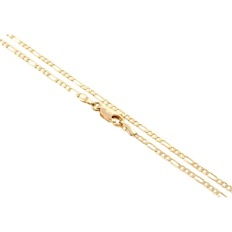 Цепочка Xuping Позолота 18K Плетение Фигаро длина 54см х 2мм фото №1