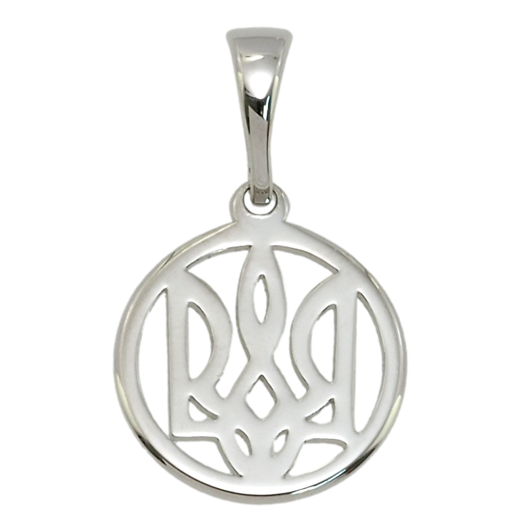 Кулон Xuping колір Родій Герб України для ланцюжка до 5мм фото №19 Кулон Xuping колір Родій Герб України для ланцюжка до 5мм фото №19