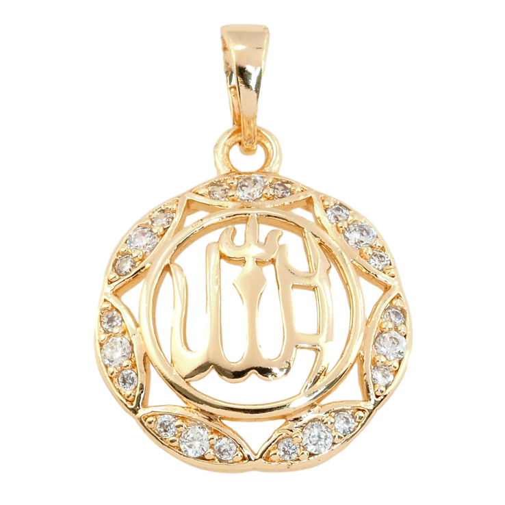 Кулон Xuping M&L Колір 18К Мусульманський кулон з написом Аллах для ланцюжка до 5мм фото №17 Кулон Xuping M&L Колір 18К Мусульманський кулон з написом Аллах для ланцюжка до 5мм фото №17