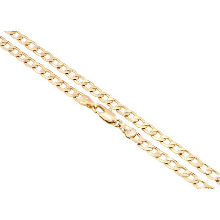 Ланцюжок Xuping Позолота 18K Плетіння Панцирне довжина 45см х 5мм фото №3 Ланцюжок Xuping Позолота 18K Плетіння Панцирне довжина 45см х 5мм фото №3