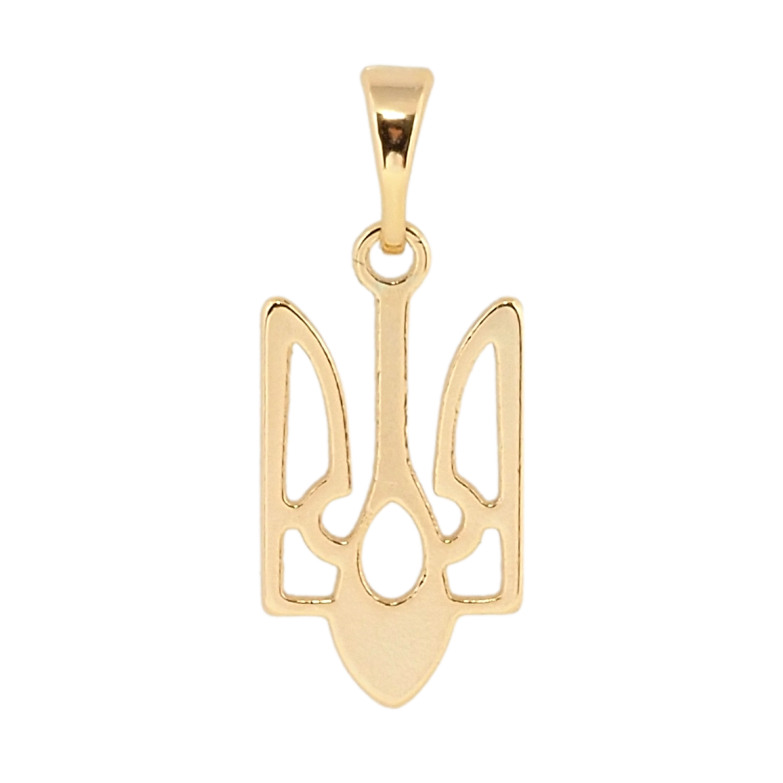 Кулон Xuping колір 18K Герб України для ланцюжка до 5мм фото №4 Кулон Xuping колір 18K Герб України для ланцюжка до 5мм фото №4