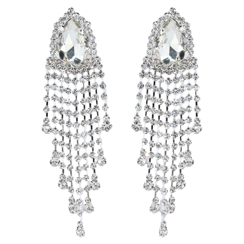 Серьги пусеты Декоративные подвески со стразами фото №1 Серьги пусеты Декоративные подвески со стразами фото №1