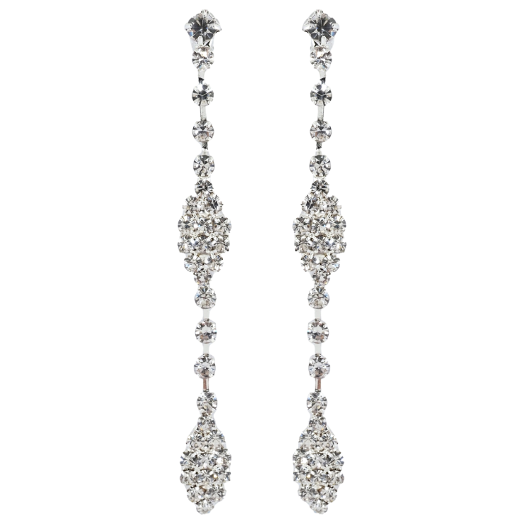 Сережки пусети Декоративні підвіски зі стразами фото №14 Сережки пусети Декоративні підвіски зі стразами фото №14