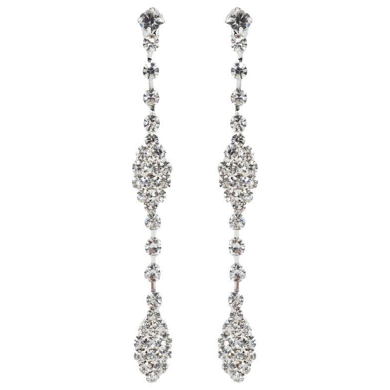 Сережки пусети Декоративні підвіски зі стразами фото №13 Сережки пусети Декоративні підвіски зі стразами фото №13