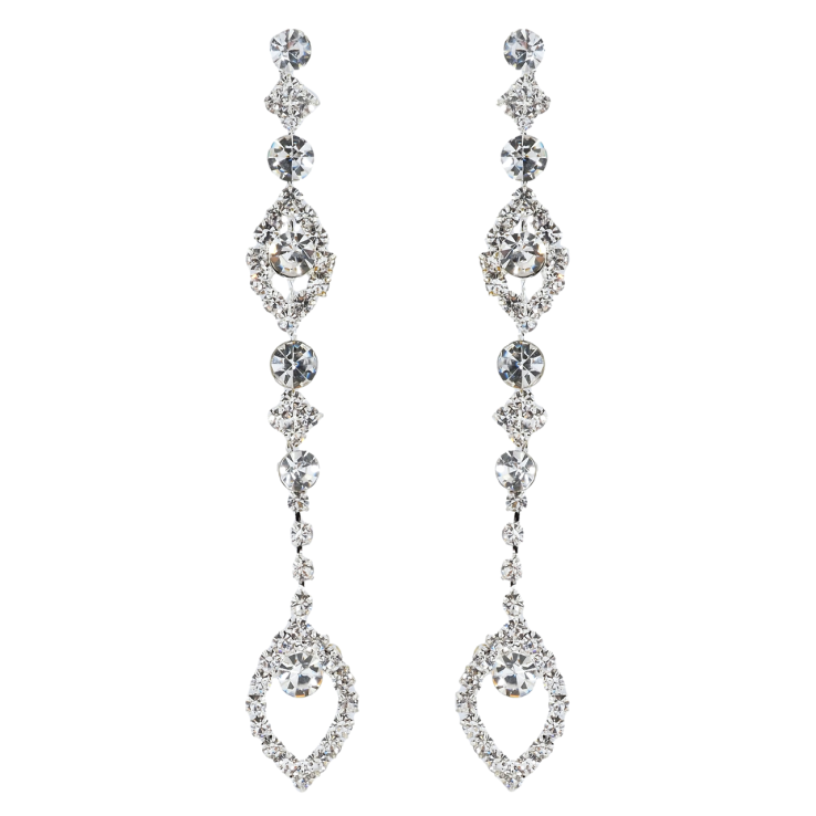 Сережки пусети Декоративні підвіски зі стразами фото №23 Сережки пусети Декоративні підвіски зі стразами фото №23