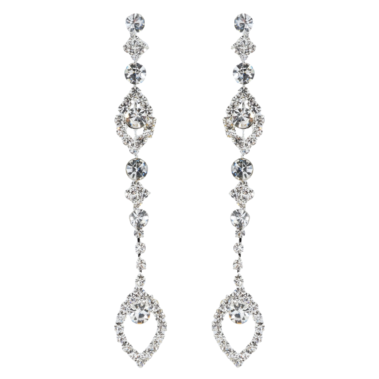 Серьги пусеты Декоративные подвески со стразами фото №1 Серьги пусеты Декоративные подвески со стразами фото №1