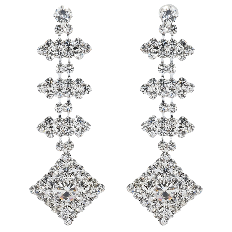 Сережки пусети Декоративні підвіски зі стразами фото №16 Сережки пусети Декоративні підвіски зі стразами фото №16