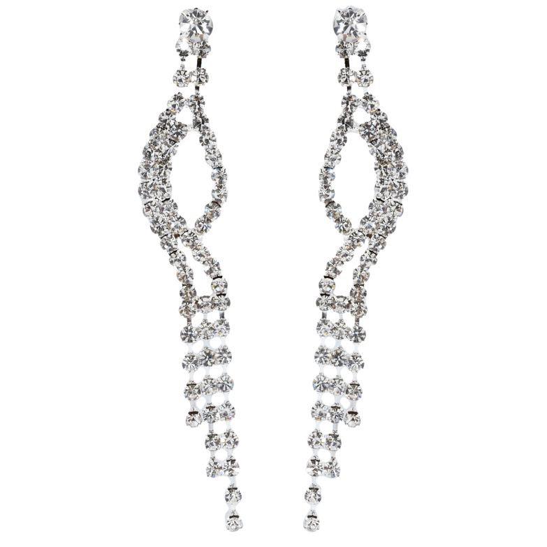 Серьги пусеты Декоративные подвески со стразами фото №1 Серьги пусеты Декоративные подвески со стразами фото №1