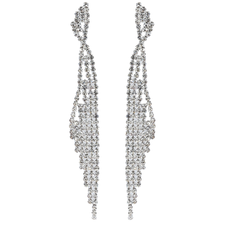 Серьги пусеты Декоративные подвески со стразами фото №1 Серьги пусеты Декоративные подвески со стразами фото №1