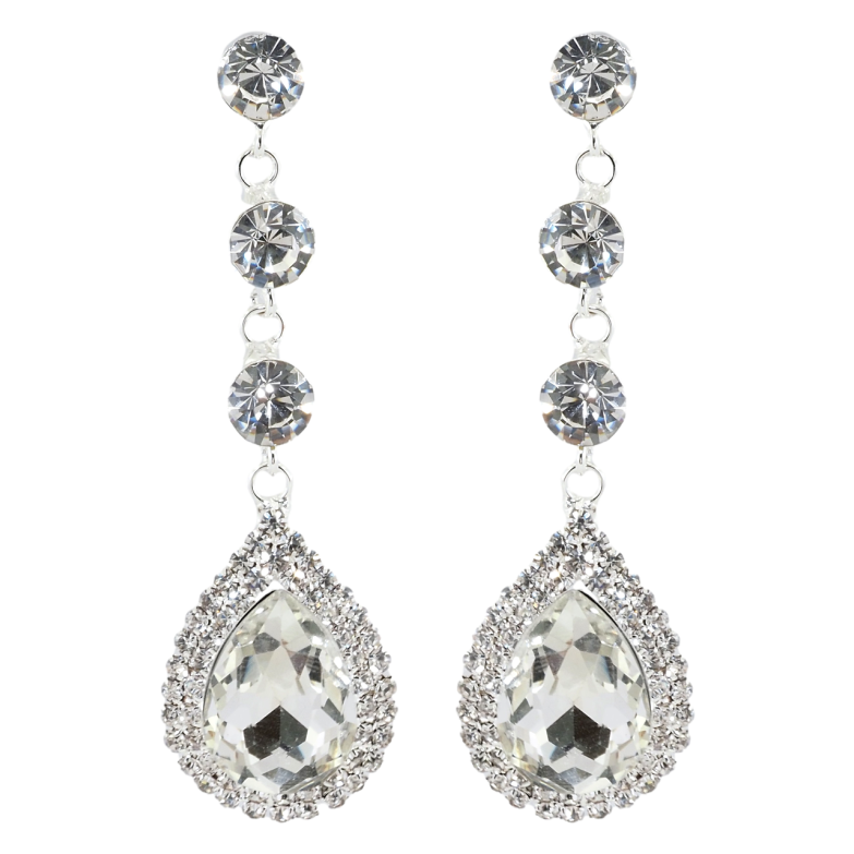 Сережки пусети Декоративні підвіски зі стразами фото №1 Сережки пусети Декоративні підвіски зі стразами фото №1