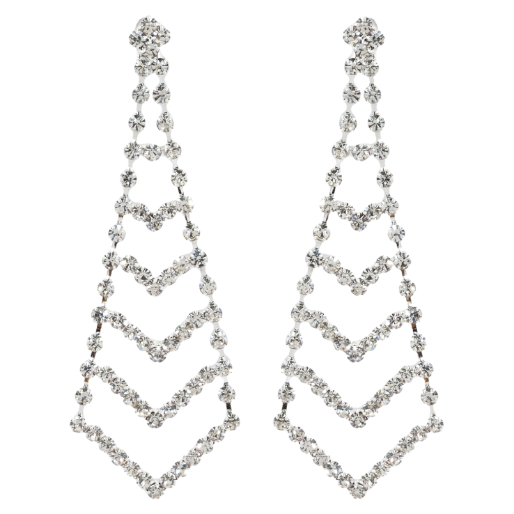 Сережки пусети Декоративні підвіски зі стразами фото №13 Сережки пусети Декоративні підвіски зі стразами фото №13