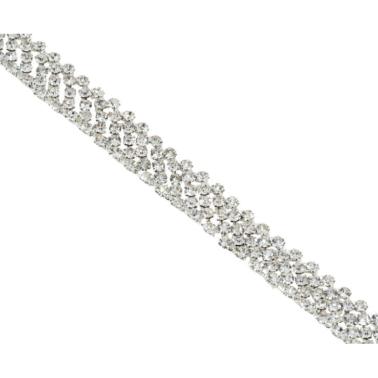 Браслет Инкрустация стразами длина 18.5см х 10мм фото №11