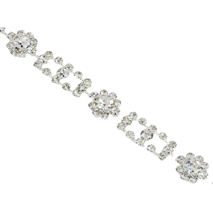 Браслет Декоративный орнамент из страз длина 18.5см х 5-10мм фото №14