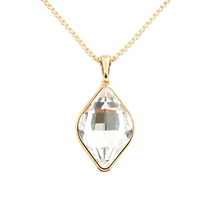 Кулон Xuping колір 18K із кристалами Swarovski на ланцюжку Lemon Fancy Stone Crystal довжина 40-45 см фото №19