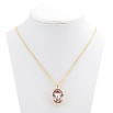 Кулон Xuping колір 18K з кристалами Swarovski на ланцюжку Кристал Rose 19 х 14 мм, довжина 40-45см фото №2
