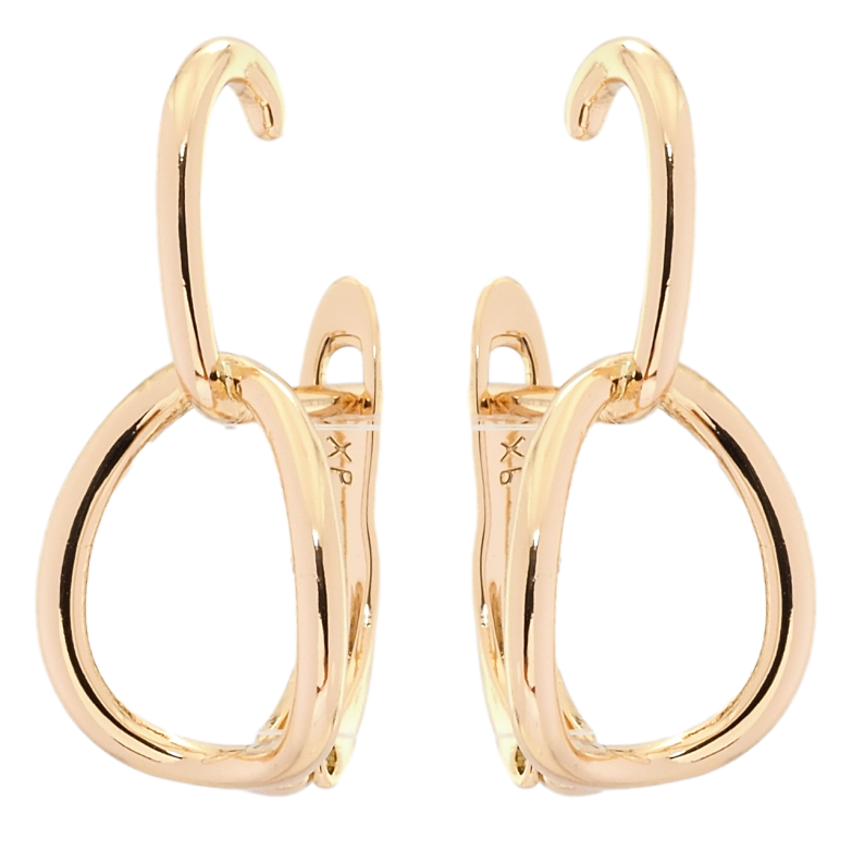 Серьги Xuping Позолота 18K английский замок Декоративные фото №1