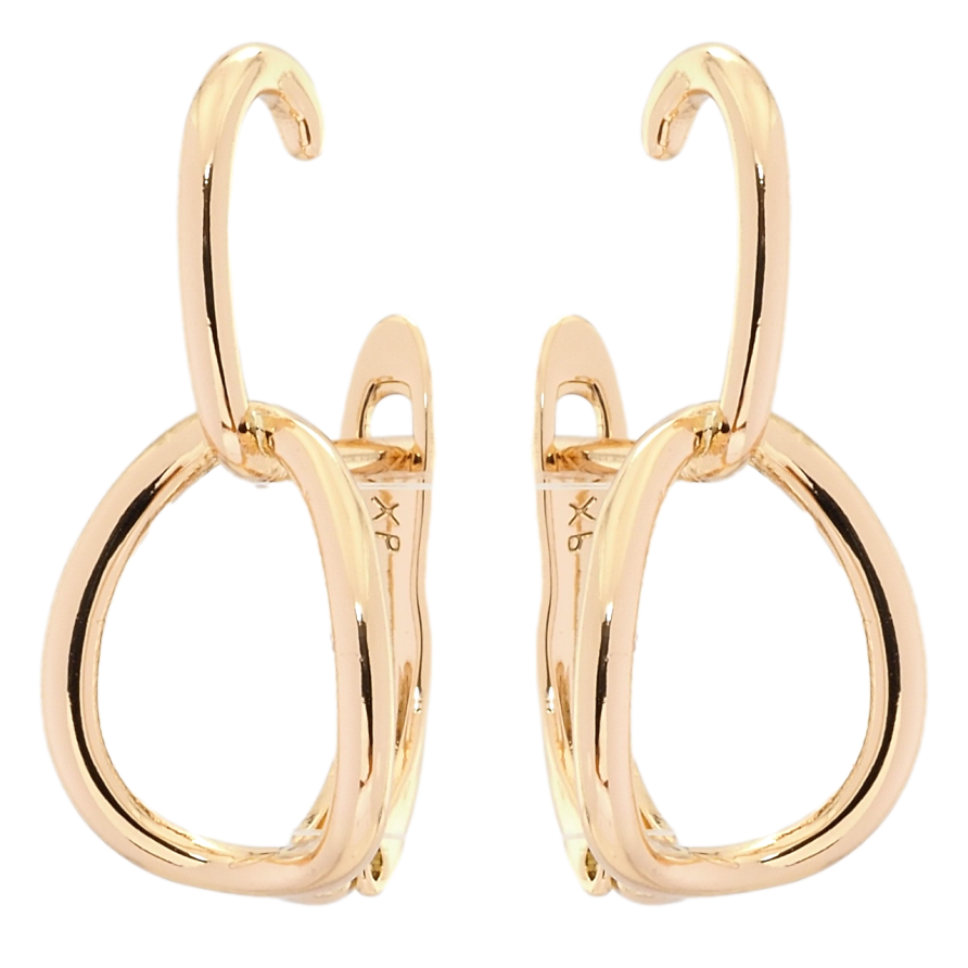 Сережки Xuping Позолота 18K англійський замок Декоративні фото №1