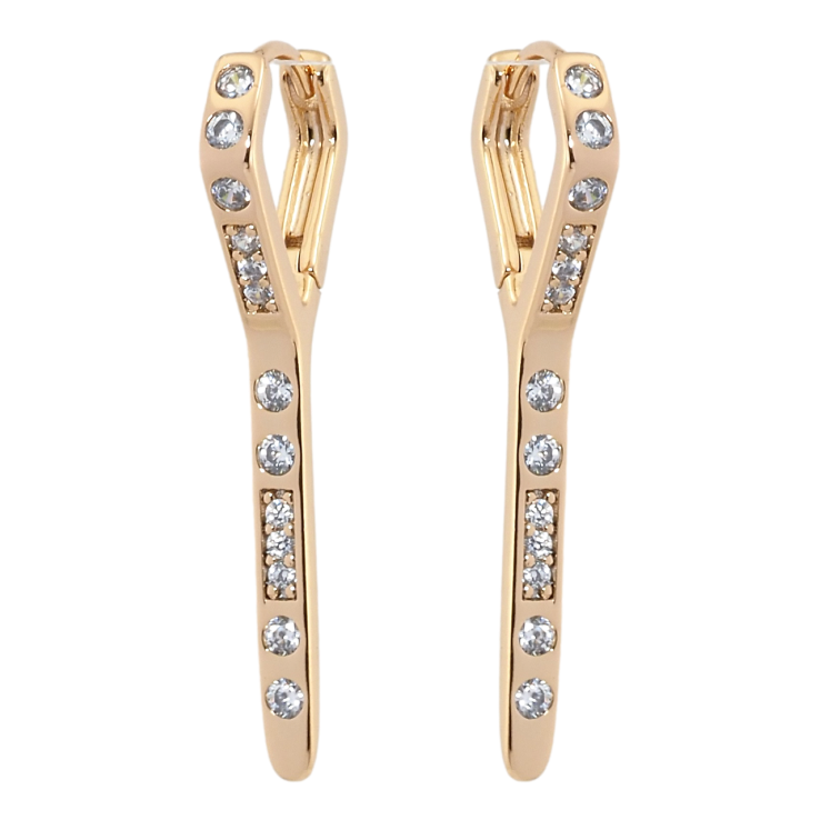 Сережки Xuping Позолота 18K колечка Декоративні із вставками цирконію фото №25 Сережки Xuping Позолота 18K колечка Декоративні із вставками цирконію фото №25