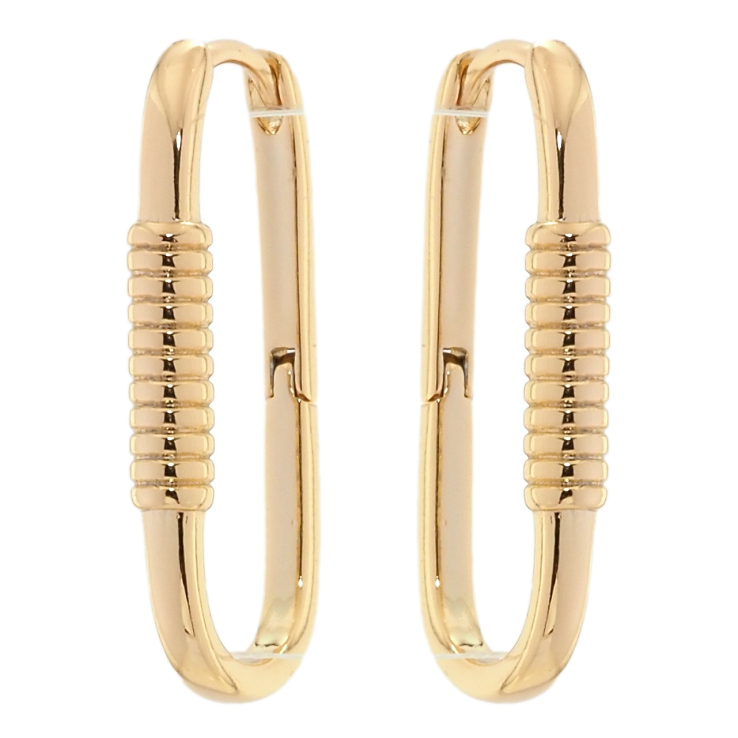 Сережки Xuping Позолота 18K колечка Декоративні овали фото №13 Сережки Xuping Позолота 18K колечка Декоративні овали фото №13