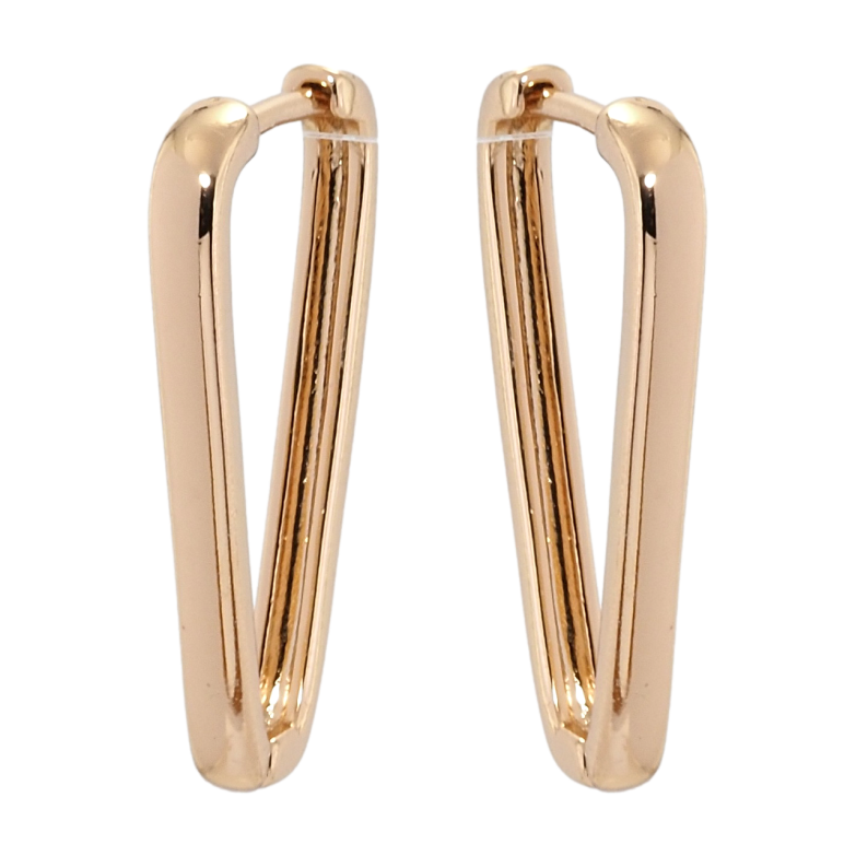 Сережки Xuping Позолота 18K колечка Фігурні фото №1