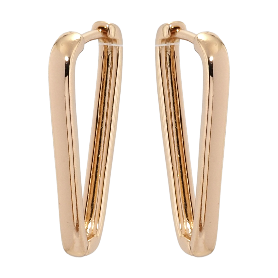 Серьги Xuping Позолота 18K колечки Фигурные фото №1