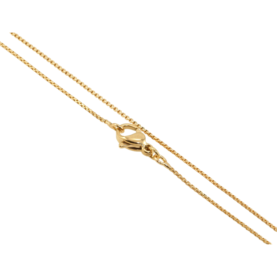 Цепочка Xuping Позолота 18K Плетение Венецианское длина 45см х 1мм фото №1