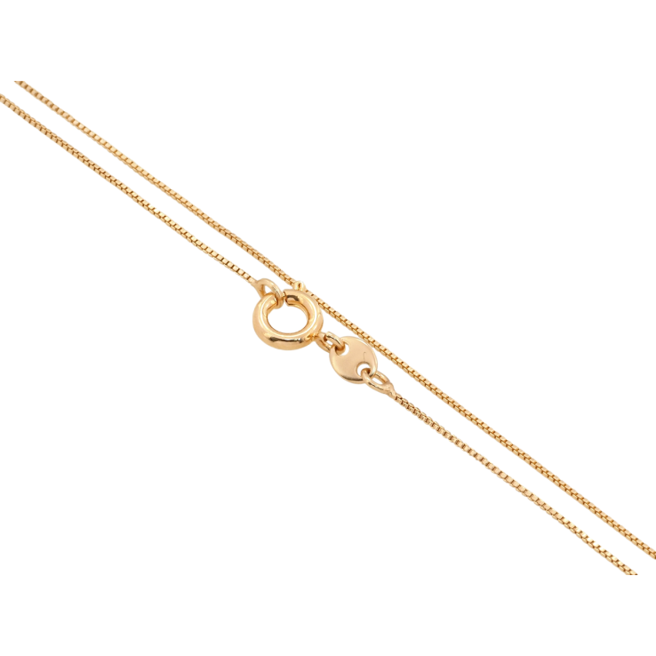 Ланцюжок Xuping Позолота 18K Плетіння Венеціанське довжина 61см х 1мм фото №5 Ланцюжок Xuping Позолота 18K Плетіння Венеціанське довжина 61см х 1мм фото №5