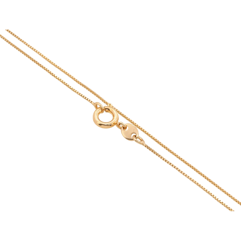 Ланцюжок Xuping Позолота 18K Плетіння Венеціанське довжина 61см х 1мм фото №1