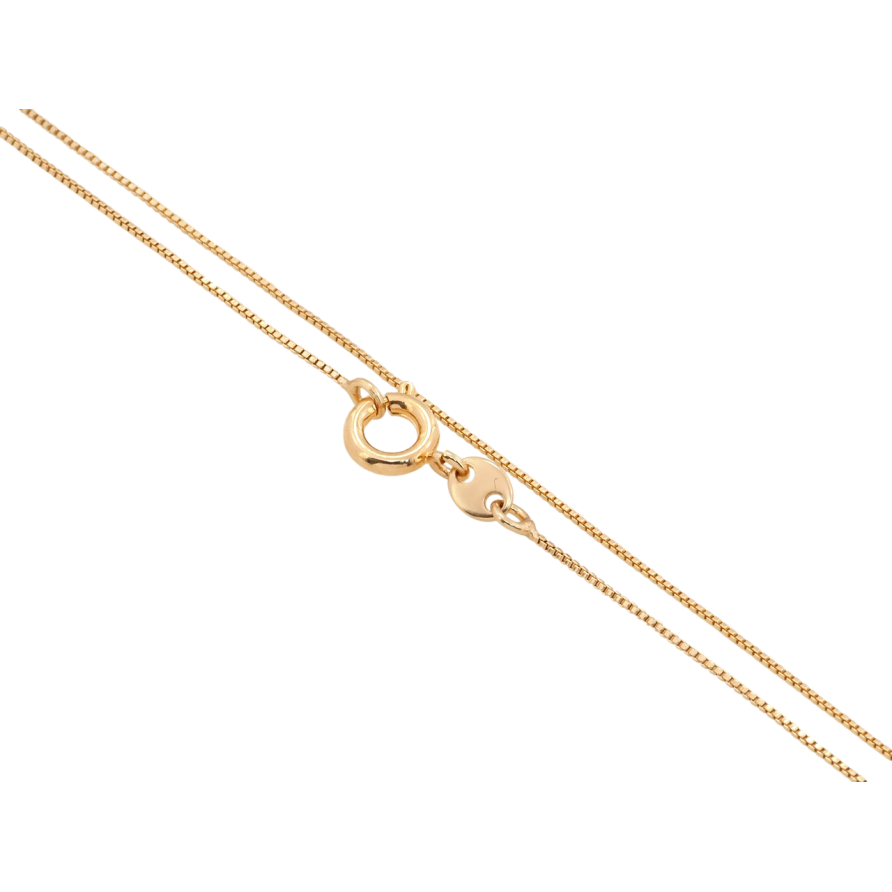 Цепочка Xuping Позолота 18K Плетение Венецианское длина 61см х 1мм фото №1