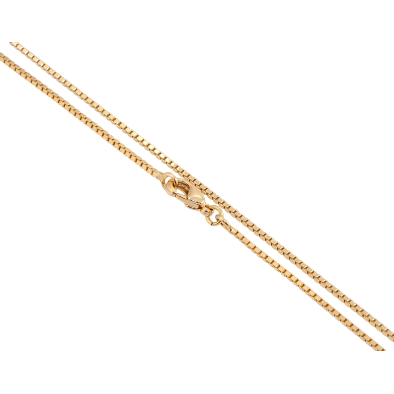 Цепочка Xuping Позолота 18K Плетение Венецианское длина 49см х 1.5мм фото №1