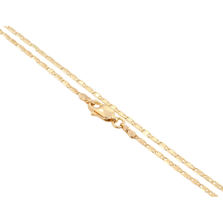 Ланцюжок Xuping Позолота 18K Плетіння Морський Ланцюг довжина 44см х 2мм фото №4