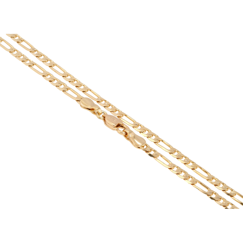 Цепочка Xuping Позолота 18K Плетение Фигаро длина 50см х 3.5мм фото №1