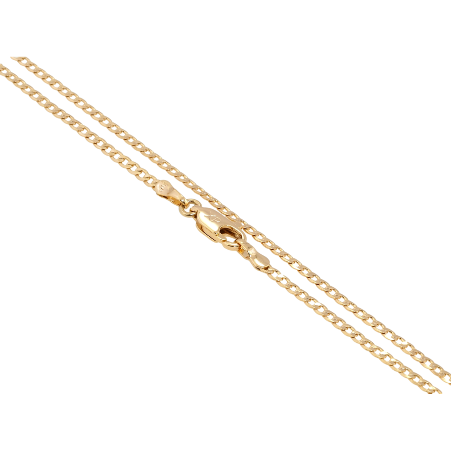 Цепочка Xuping Позолота 18K Плетение Панцирное длина 50см х 2мм фото №1