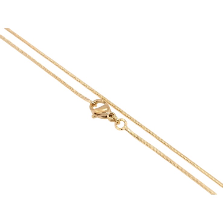 Ланцюжок Xuping Позолота 18K Плетіння Ювелірний шнур 4-х гранний довжина 60см х 1мм фото №18 Ланцюжок Xuping Позолота 18K Плетіння Ювелірний шнур 4-х гранний довжина 60см х 1мм фото №18