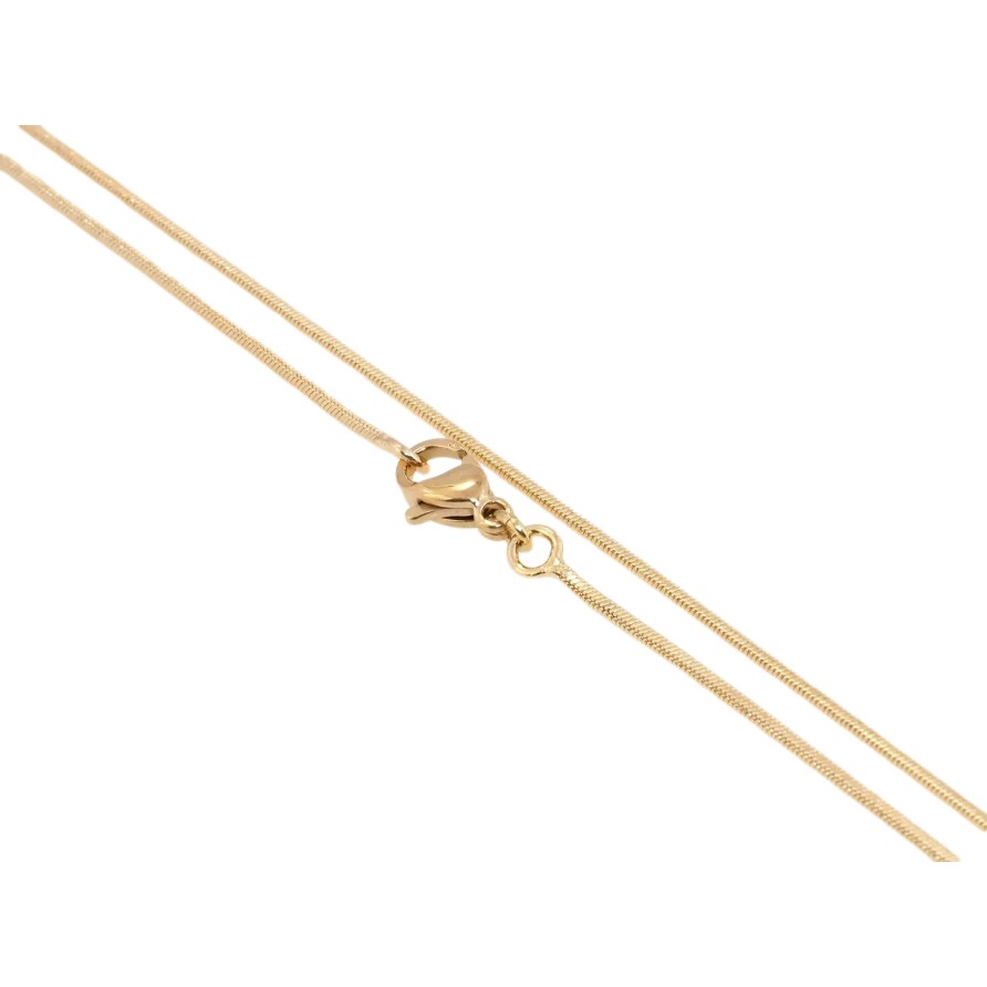 Цепочка Xuping Позолота 18K Плетение Ювелирный шнур 4-х гранный длина 60см х 1мм фото №1