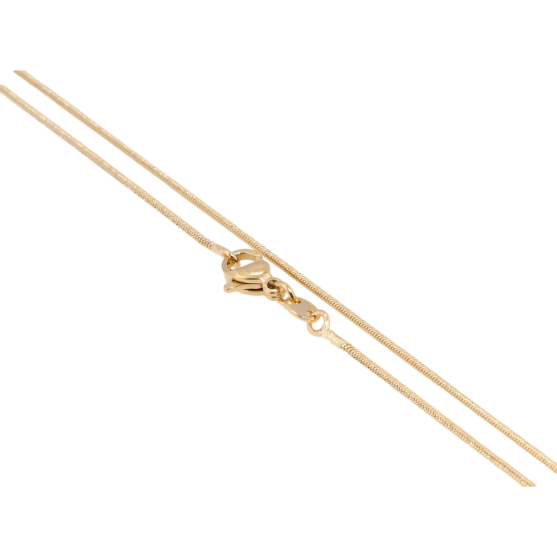 Ланцюжок Xuping Позолота 18K Плетіння Ювелірний шнур довжина 61см х 1мм фото №2 Ланцюжок Xuping Позолота 18K Плетіння Ювелірний шнур довжина 61см х 1мм фото №2