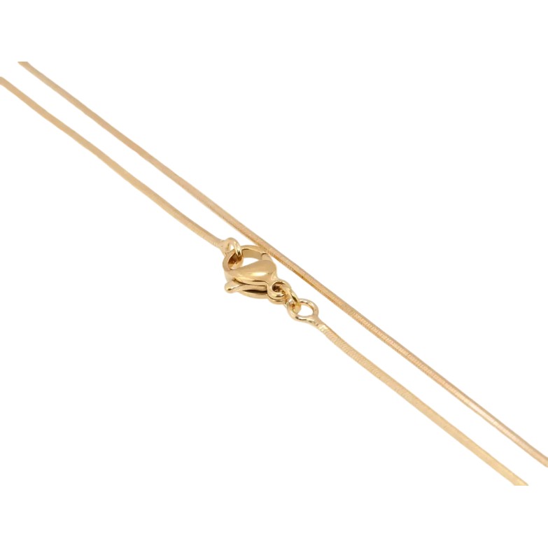 Цепочка Xuping Позолота 18K Плетение Ювелирный шнур длина 50см х 1мм фото №1