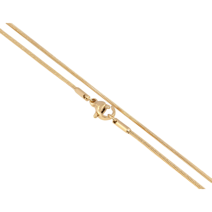 Ланцюжок Xuping ТТМ Stainless Steel колір 18K Плетіння Ювелірний шнур 4-х гранний довжина 46см х 1.5мм фото №20 Ланцюжок Xuping ТТМ Stainless Steel колір 18K Плетіння Ювелірний шнур 4-х гранний довжина 46см х 1.5мм фото №20