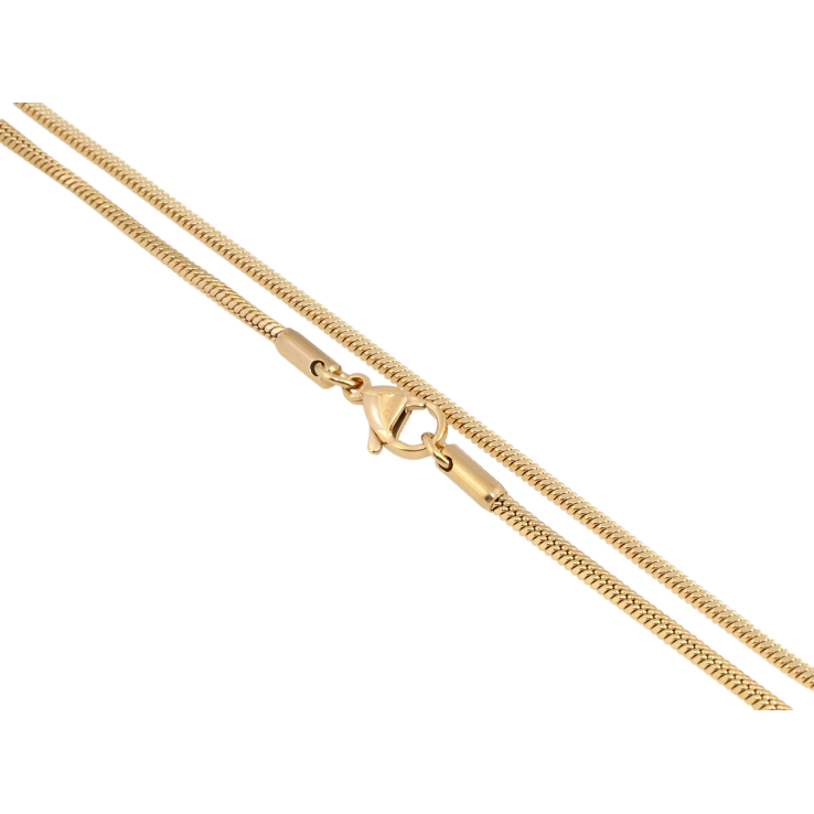 Ланцюжок Xuping ТТМ Stainless Steel колір 18K Плетіння Ювелірний шнур 4-х гранний довжина 45см х 2мм фото №22 Ланцюжок Xuping ТТМ Stainless Steel колір 18K Плетіння Ювелірний шнур 4-х гранний довжина 45см х 2мм фото №22