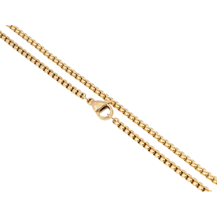 Ланцюжок Xuping ТТМ Stainless Steel колір 18K Плетіння Бельцер довжина 46см х 2.5мм фото №17 Ланцюжок Xuping ТТМ Stainless Steel колір 18K Плетіння Бельцер довжина 46см х 2.5мм фото №17