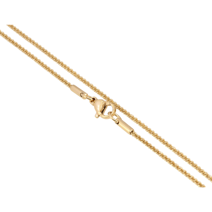 Ланцюжок Xuping ТТМ Stainless Steel колір 18K Плетіння Фантазійне довжина 45см х 2мм фото №16 Ланцюжок Xuping ТТМ Stainless Steel колір 18K Плетіння Фантазійне довжина 45см х 2мм фото №16