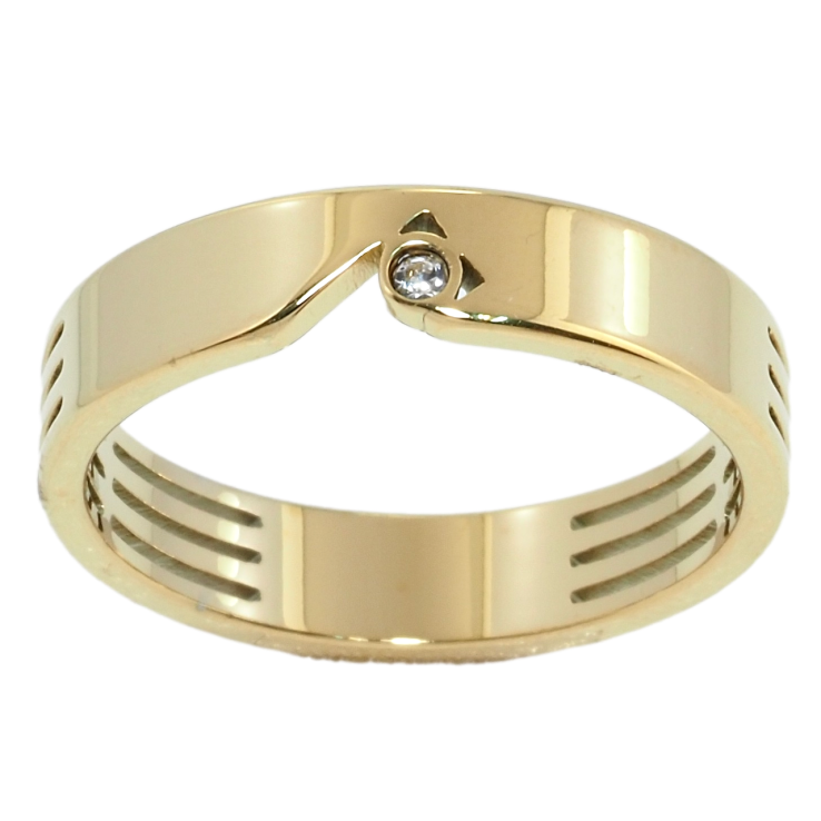 Каблучка Xuping TTM Stainless Steel Колір 14К Мінімалізм фото №19