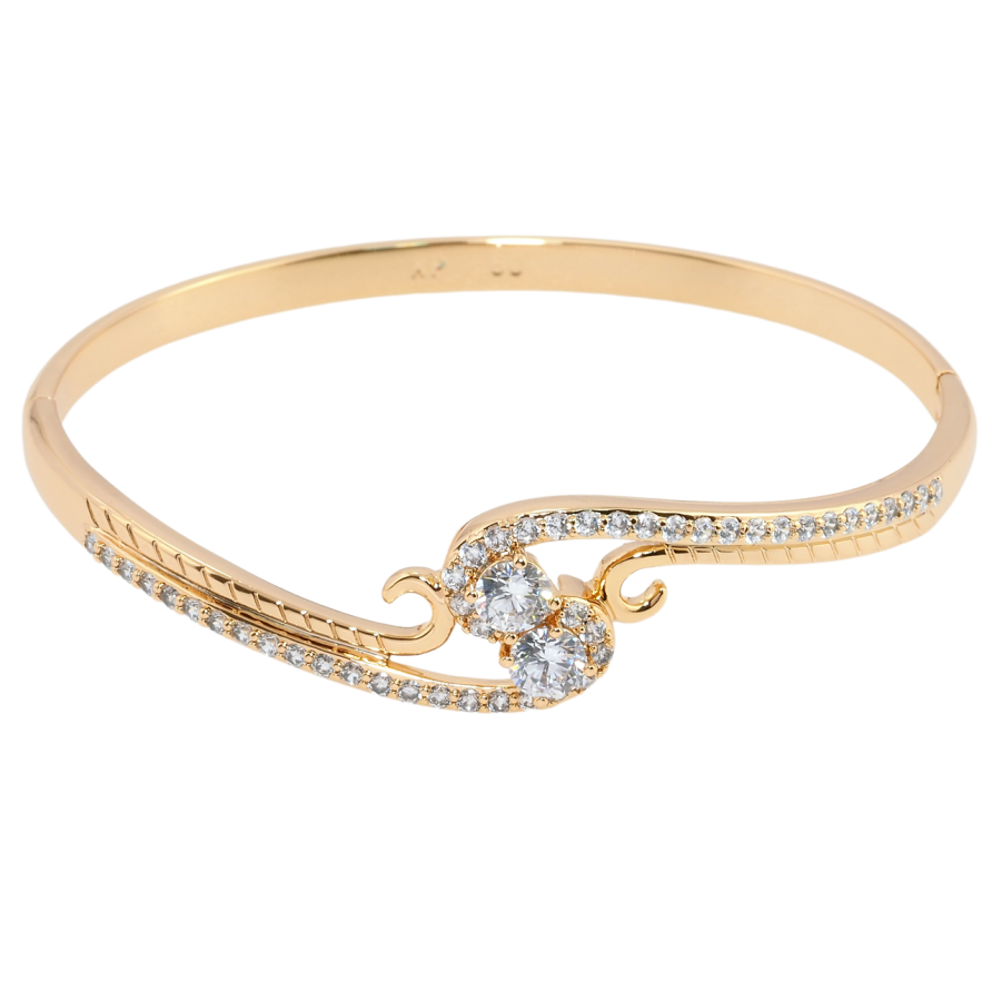 Браслет Xuping Позолота 18K Нежность ø 6см фото №1