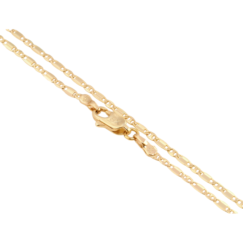 Цепочка Xuping Позолота 18K Плетение Морская цепь длина 45см х 2мм фото №1